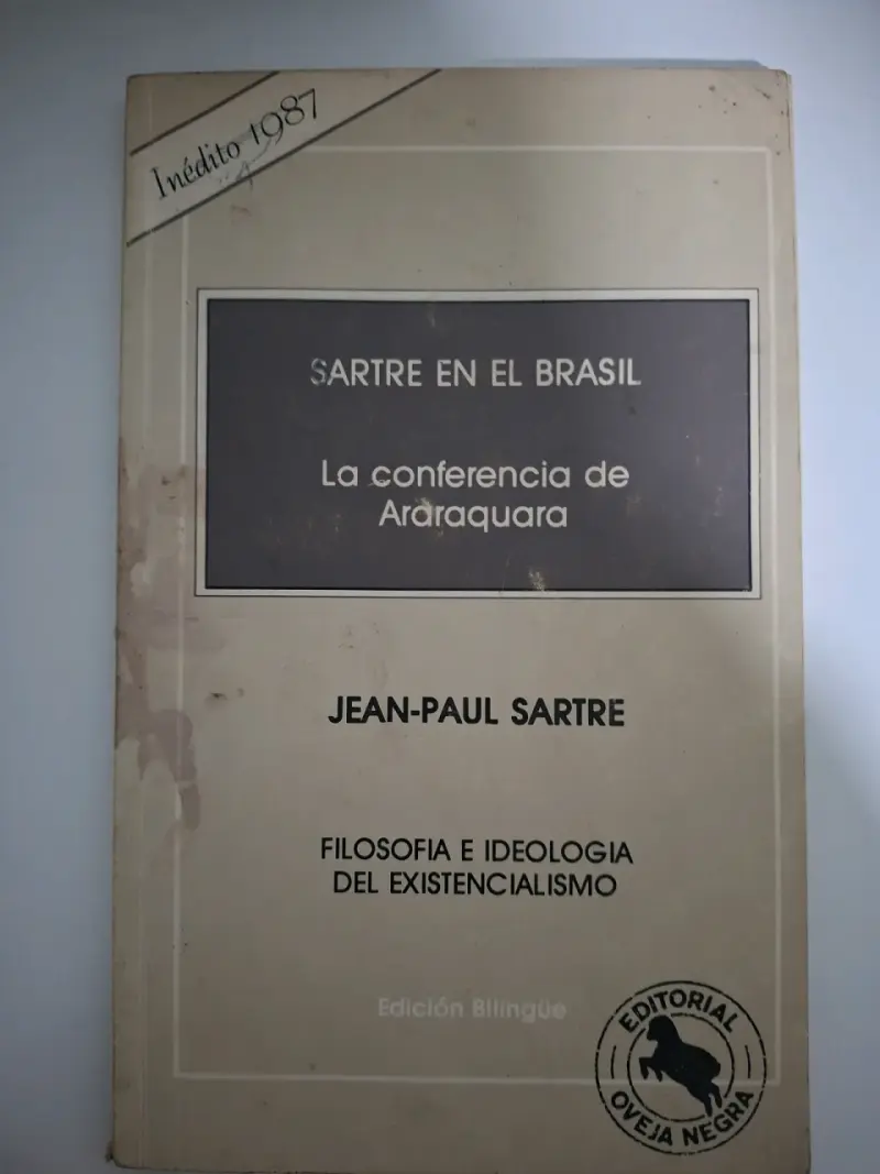 Libro 'Sartre en el Brasil' edición bilingüe