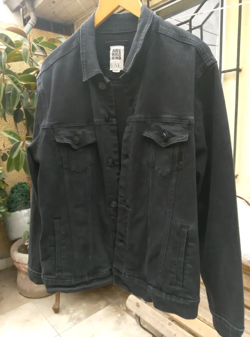 Chaqueta de mezclilla negra Americanino - 1