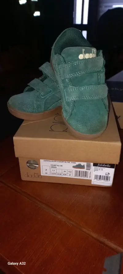 Zapatillas deportivas Colloky azul para niños - miniatura 3