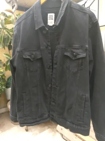 Chaqueta de mezclilla negra Americanino - miniatura 4