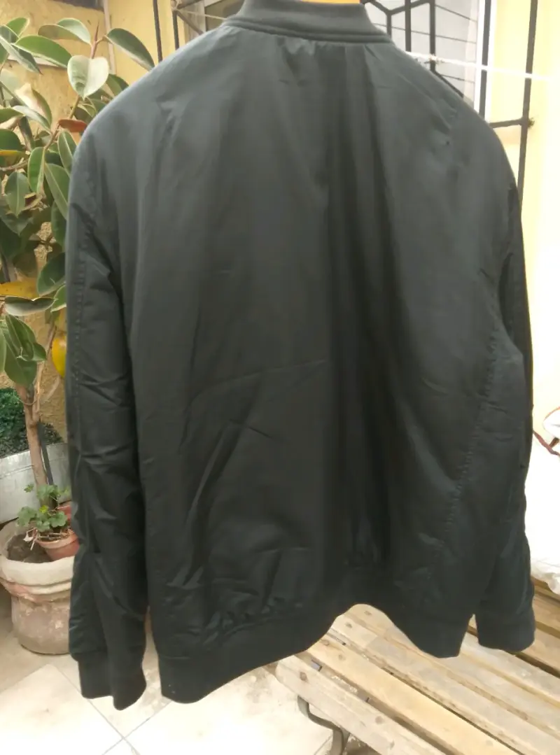 Chaqueta bomber negra Bearcliff talla L - 3
