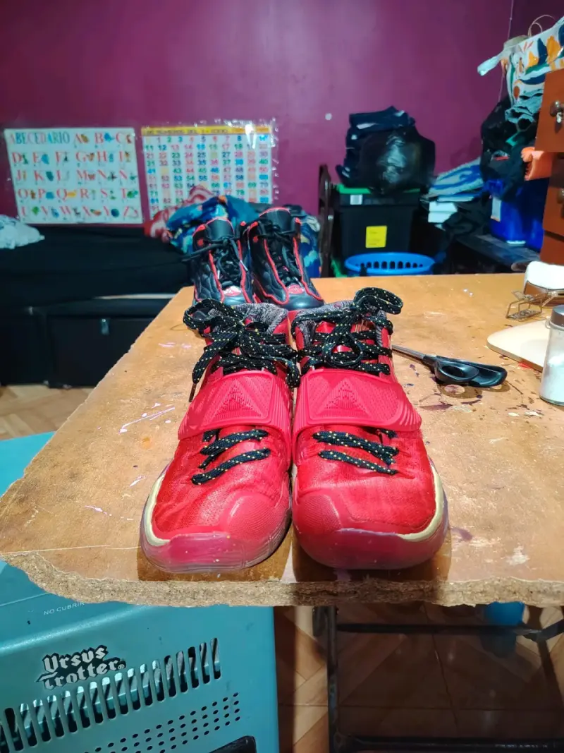 Zapatillas deportivas rojas para hombre - 1