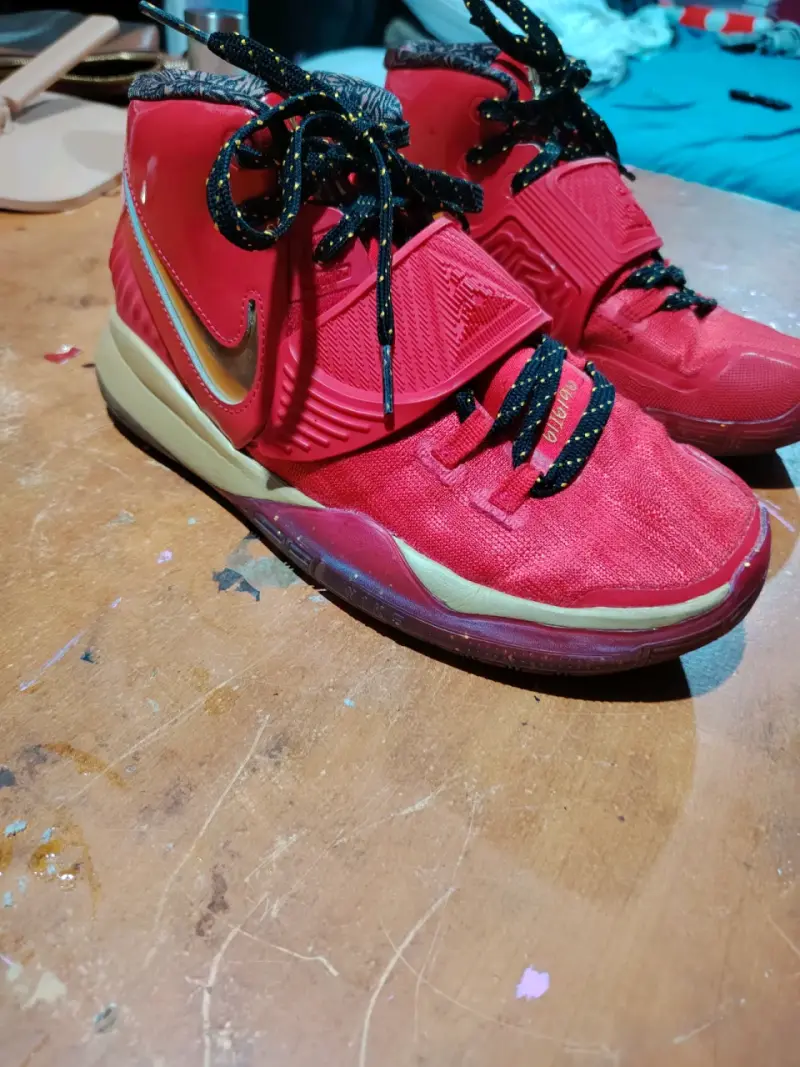 Zapatillas deportivas rojas para hombre - 4