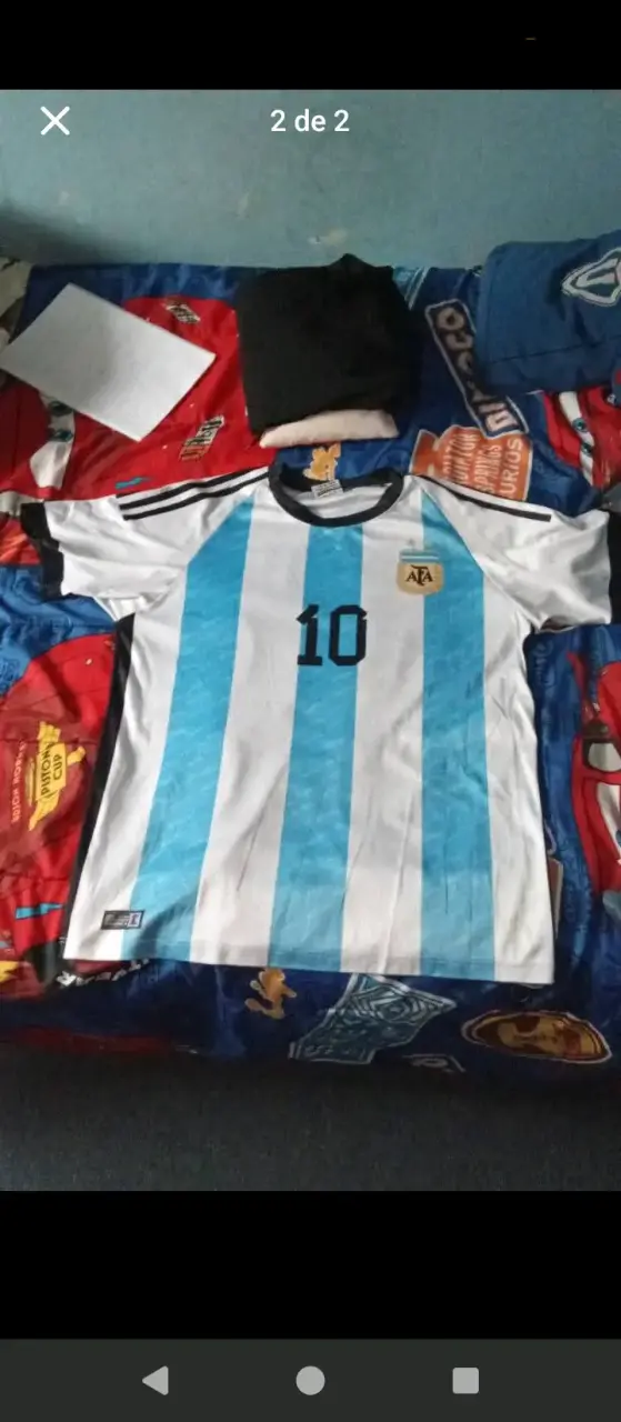 Camiseta de fútbol Argentina número 10