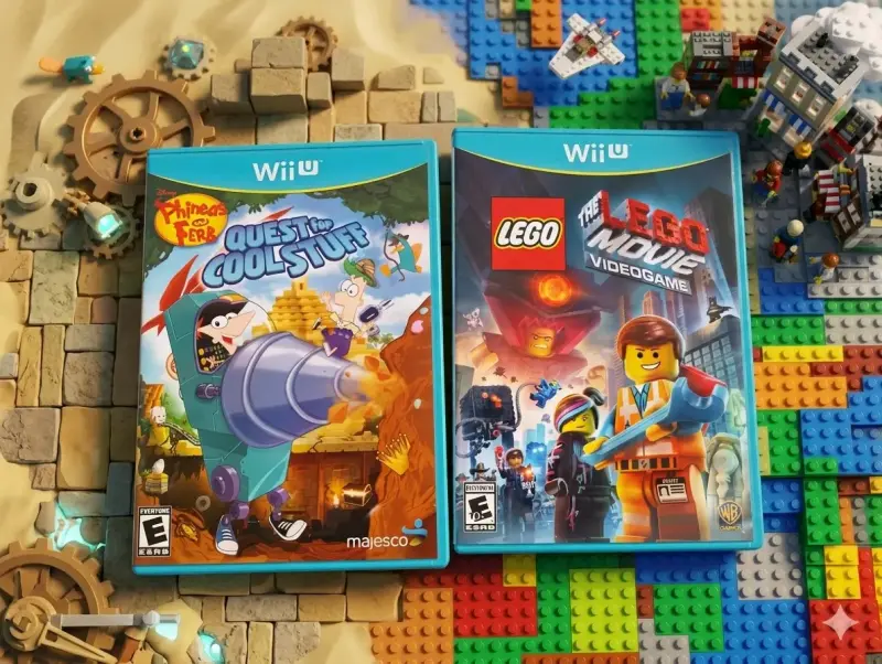 Juegos Wii U: Phineas y Ferb y LEGO Movie