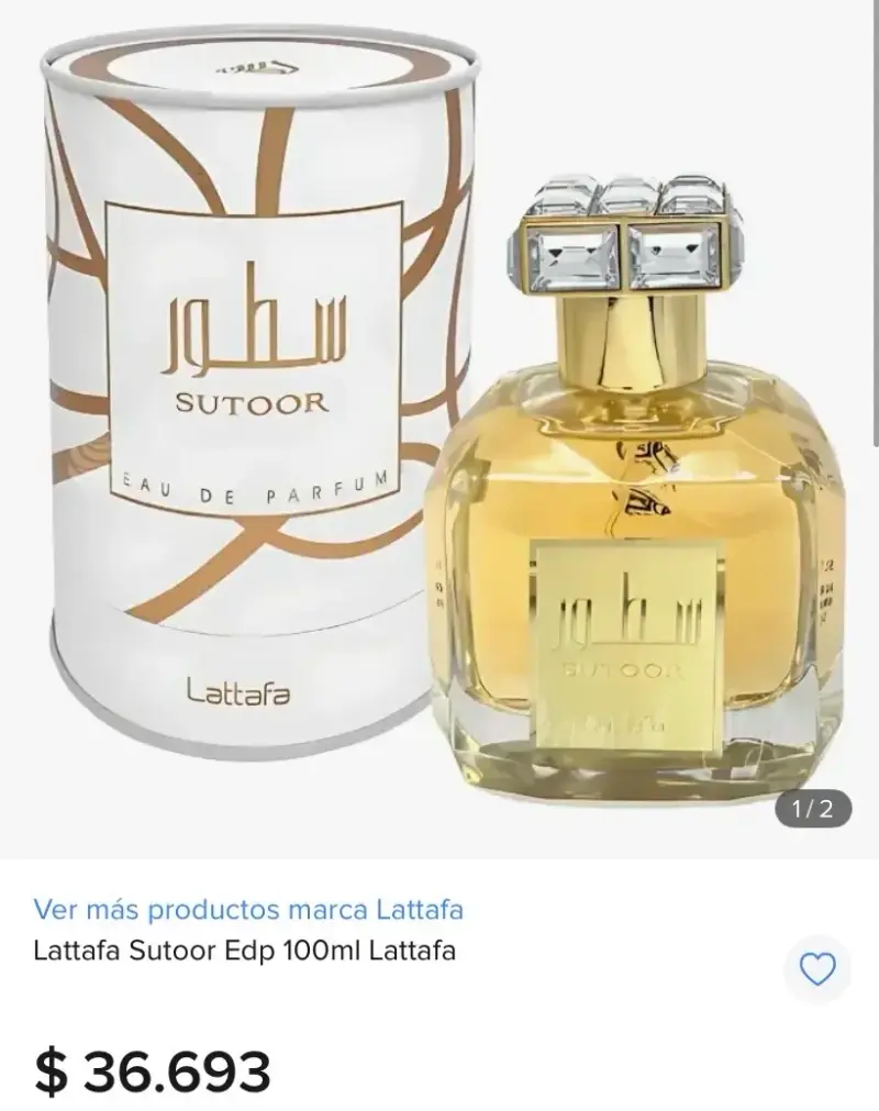 Perfume Lattafa Sutoor elegante y sofisticado - 2