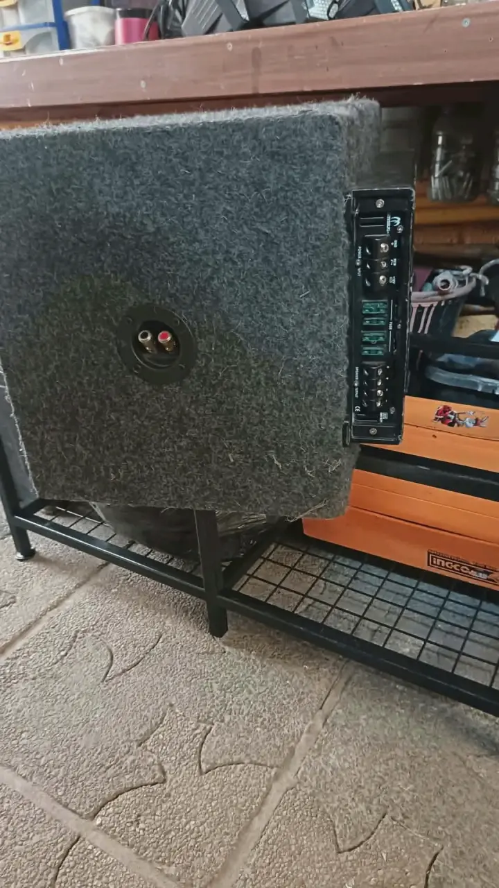 Subwoofer JBL doble bobina y amplificador crunch - 5