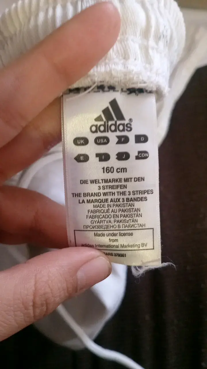Pantalones de artes marciales Adidas blancos - 4