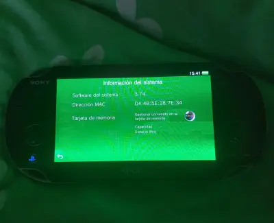 PS Vita OLED (PCH-1000) + SD2VITA Pro + MicroSD 64 - miniatura 5