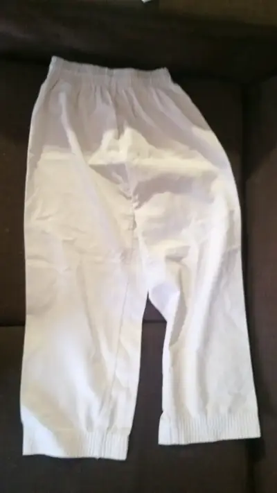 Pantalones blancos de artes marciales - miniatura 3