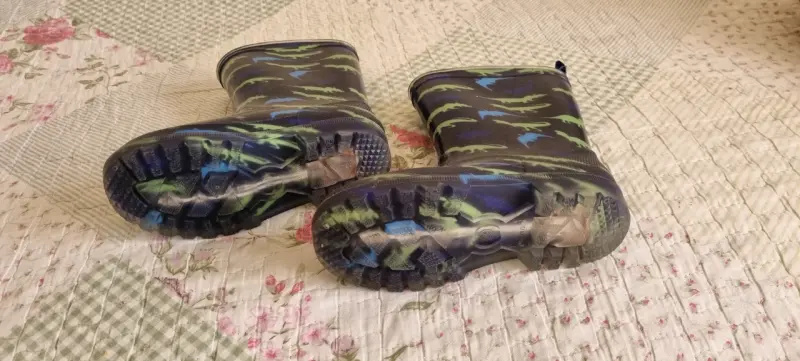 Botas de lluvia infantiles con dinosaurios N29 - 3