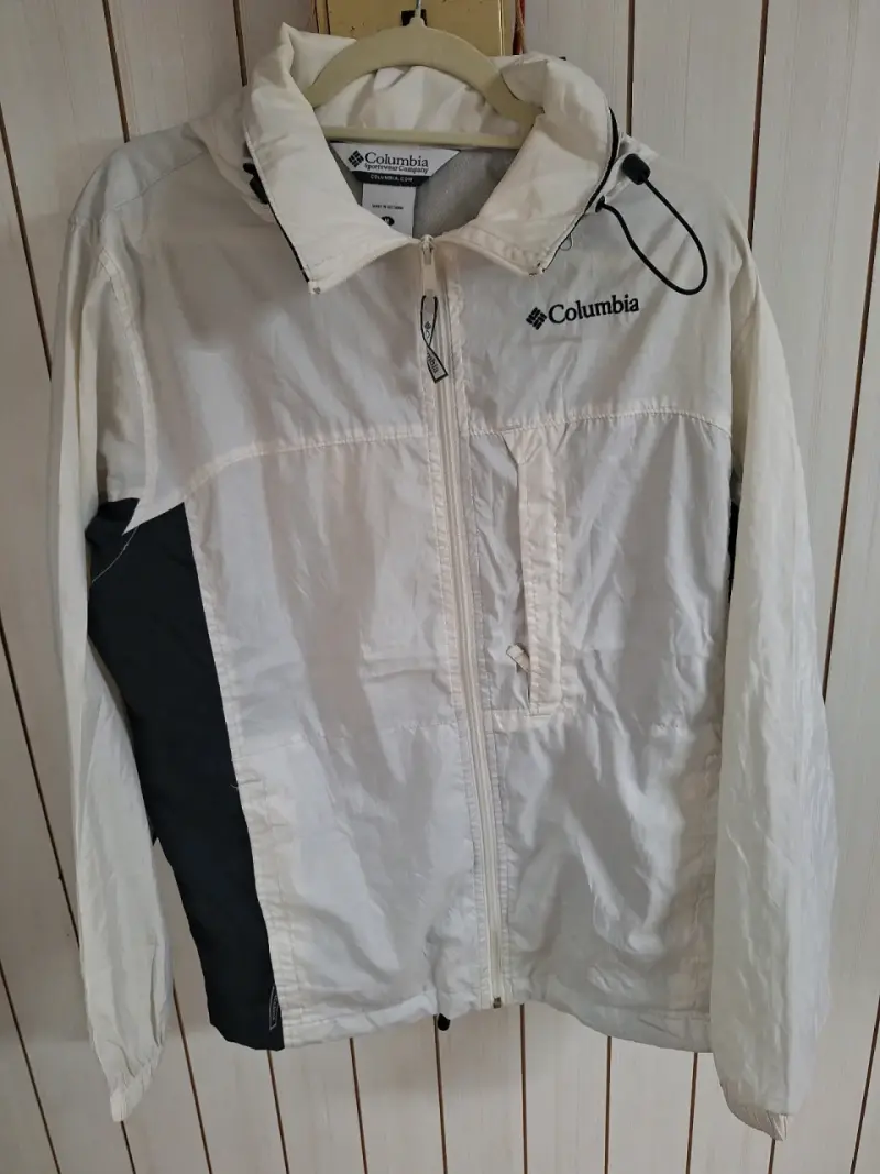 Chaqueta polar Columbia negra y gris hombre