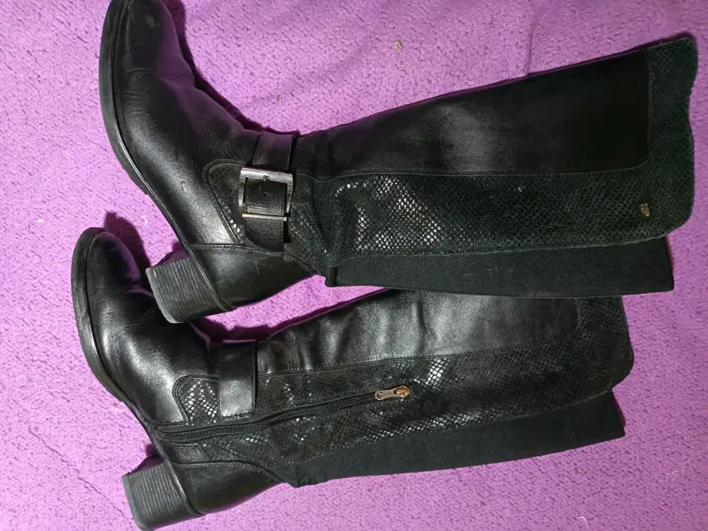 Botas negras de cuero - 3