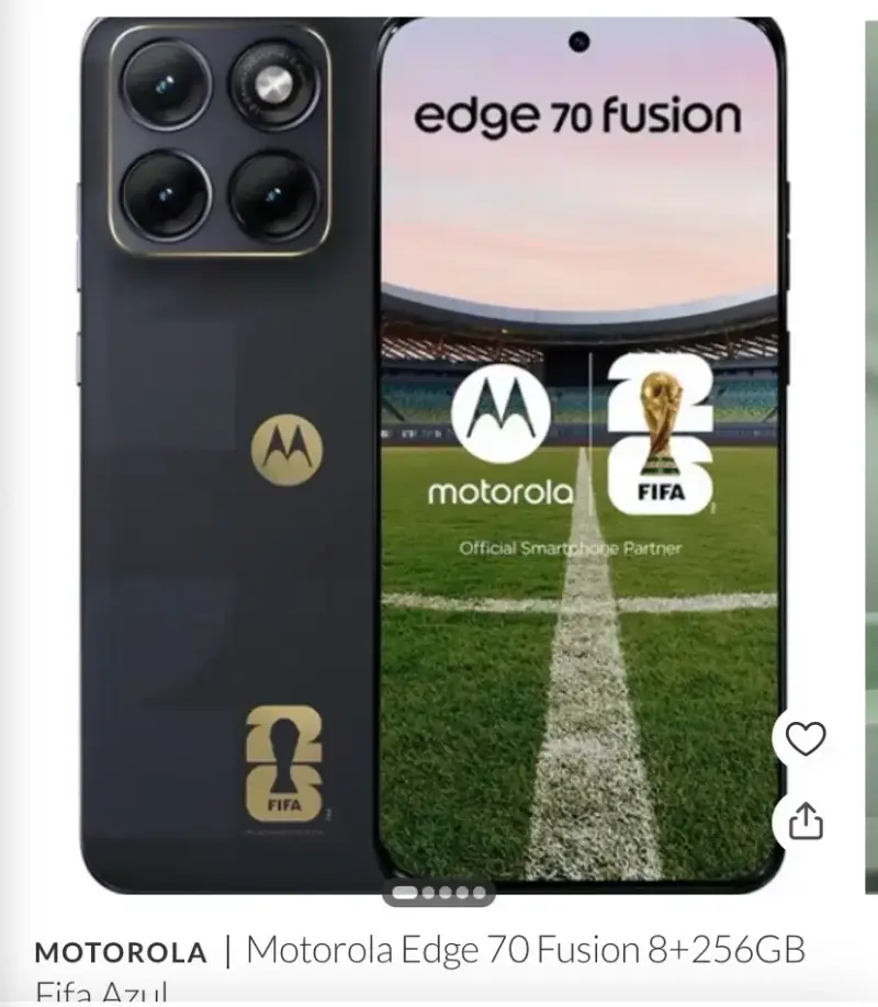 Motorola Edge 70 Fusion 8+256GB FIFA Azul - 1