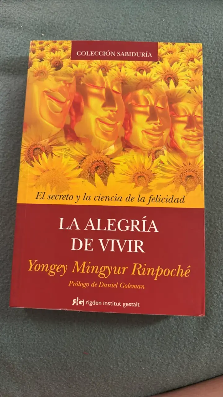 Libro 'La Alegría de Vivir' de Yongey Mingyur