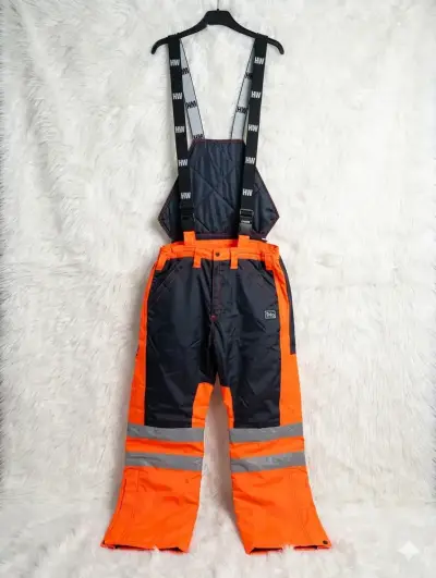 Pantalones de trabajo reflectantes naranja y azul - miniatura 2