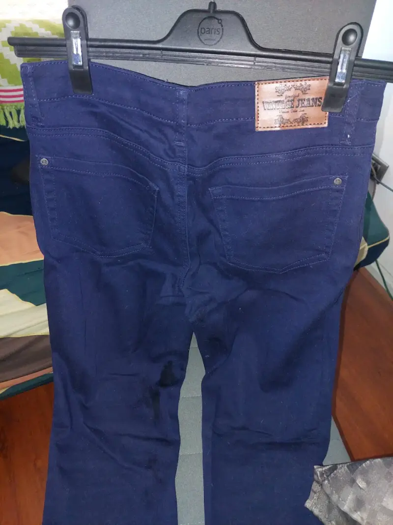Jeans azul oscuro Vintage Jeans para hombre