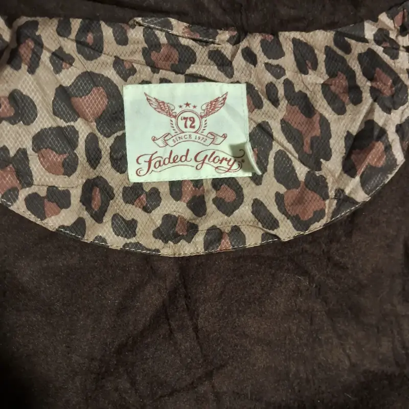 Parka Faded Glory animal print mujer - 2