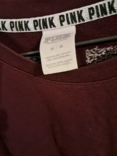 Polerón burdeos PINK con logo de perro - miniatura 4