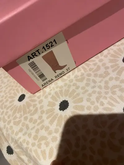 Botas de cuero arena talla 37 - miniatura 1