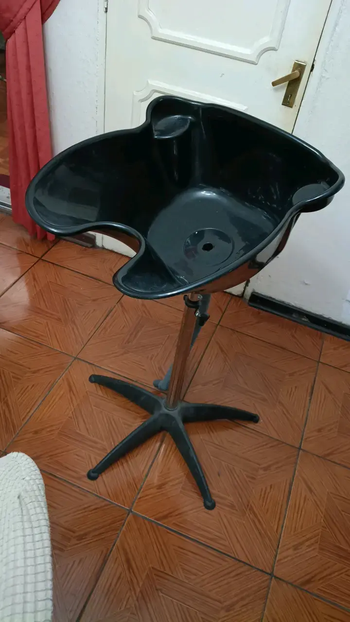 Lavacabezas portátil de peluquería negro - 2