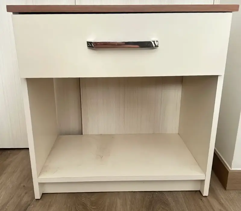 Velador con cajón y estante - 3
