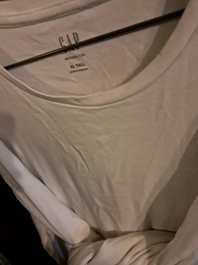 Polera blanca GAP XL para hombre - 3