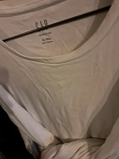 Polera blanca GAP XL para hombre - miniatura 3