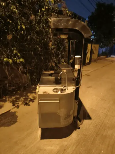 Carro de comida rápida de acero inoxidable - miniatura 3