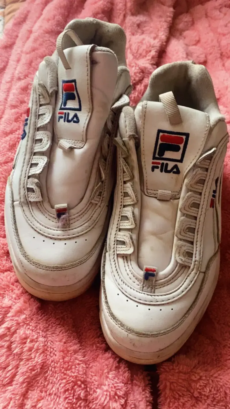Zapatillas Fila blancas plataforma - 2