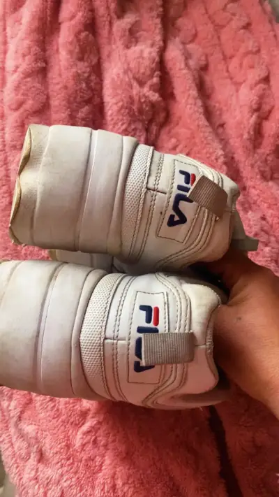 Zapatillas Fila blancas plataforma - miniatura 3