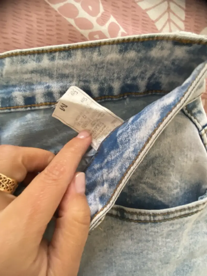 Jeans de mezclilla azul claro estilo vintage - 2