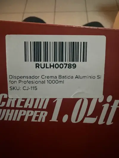 Dispensador de crema batida profesional 1000ml - miniatura 1