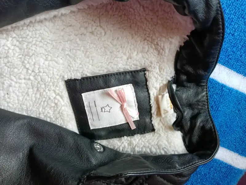 Chaqueta impermeable de lunares para niña - 5