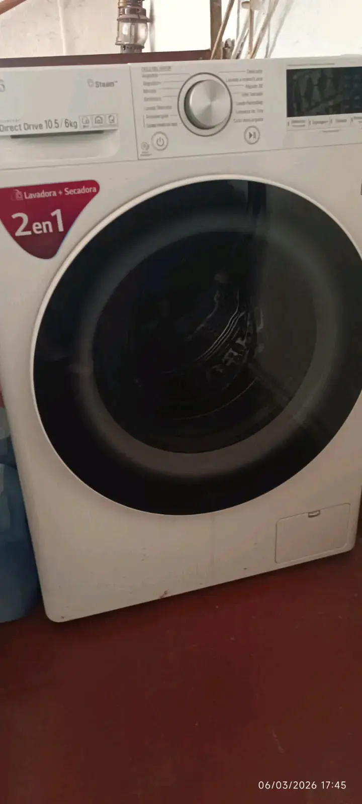 Lavadora Secadora LG 2 en 1 10.5/6kg - 1