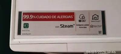 Lavadora Secadora LG 2 en 1 10.5/6kg - miniatura 4