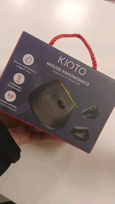 Mouse ergonómico inalámbrico - miniatura 1