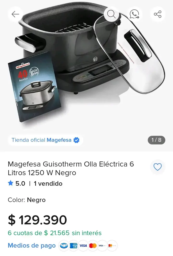 Olla eléctrica Magefesa MG40 multifunción - 3