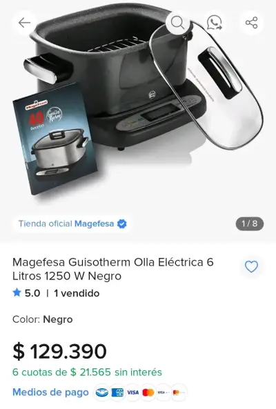 Olla eléctrica Magefesa MG40 multifunción - miniatura 3