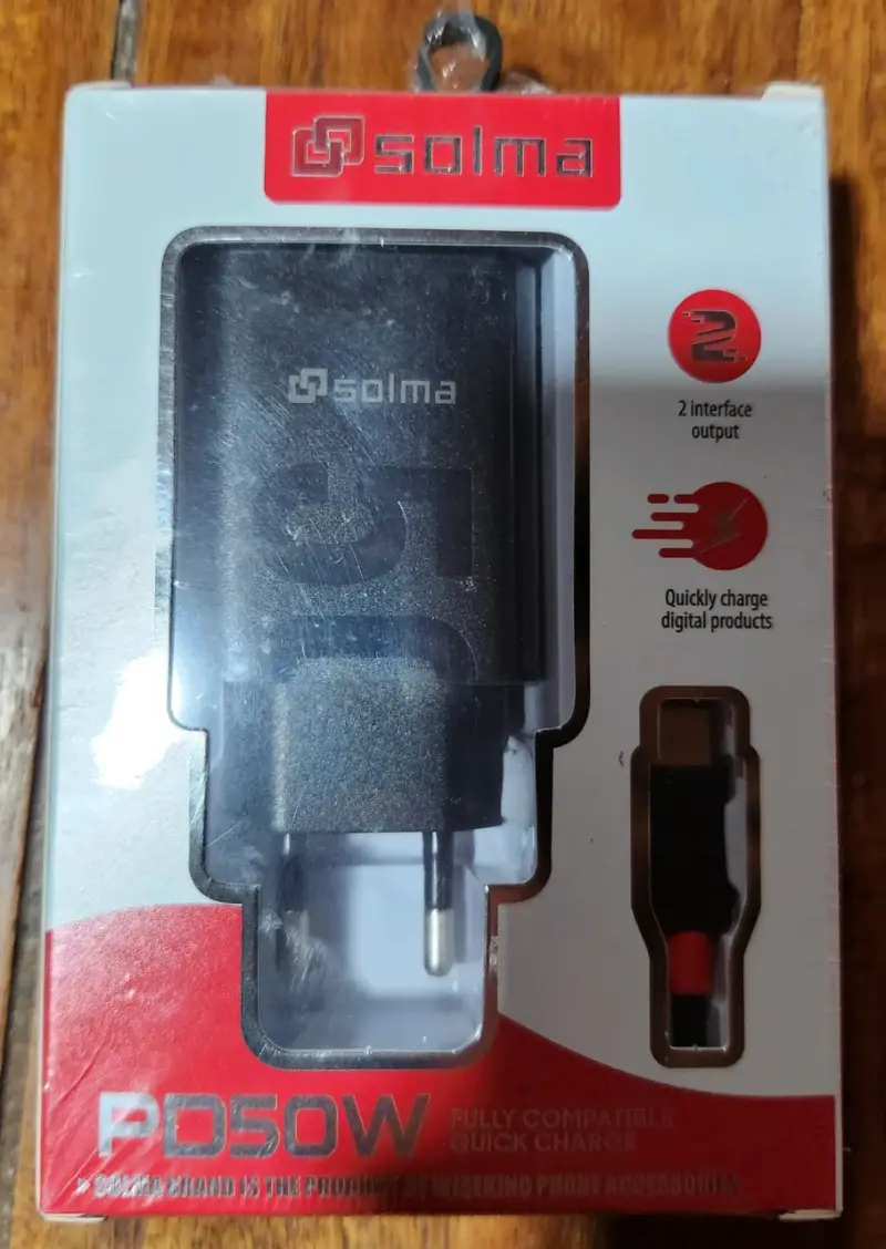 Cargador rápido Solma PD50W - 1
