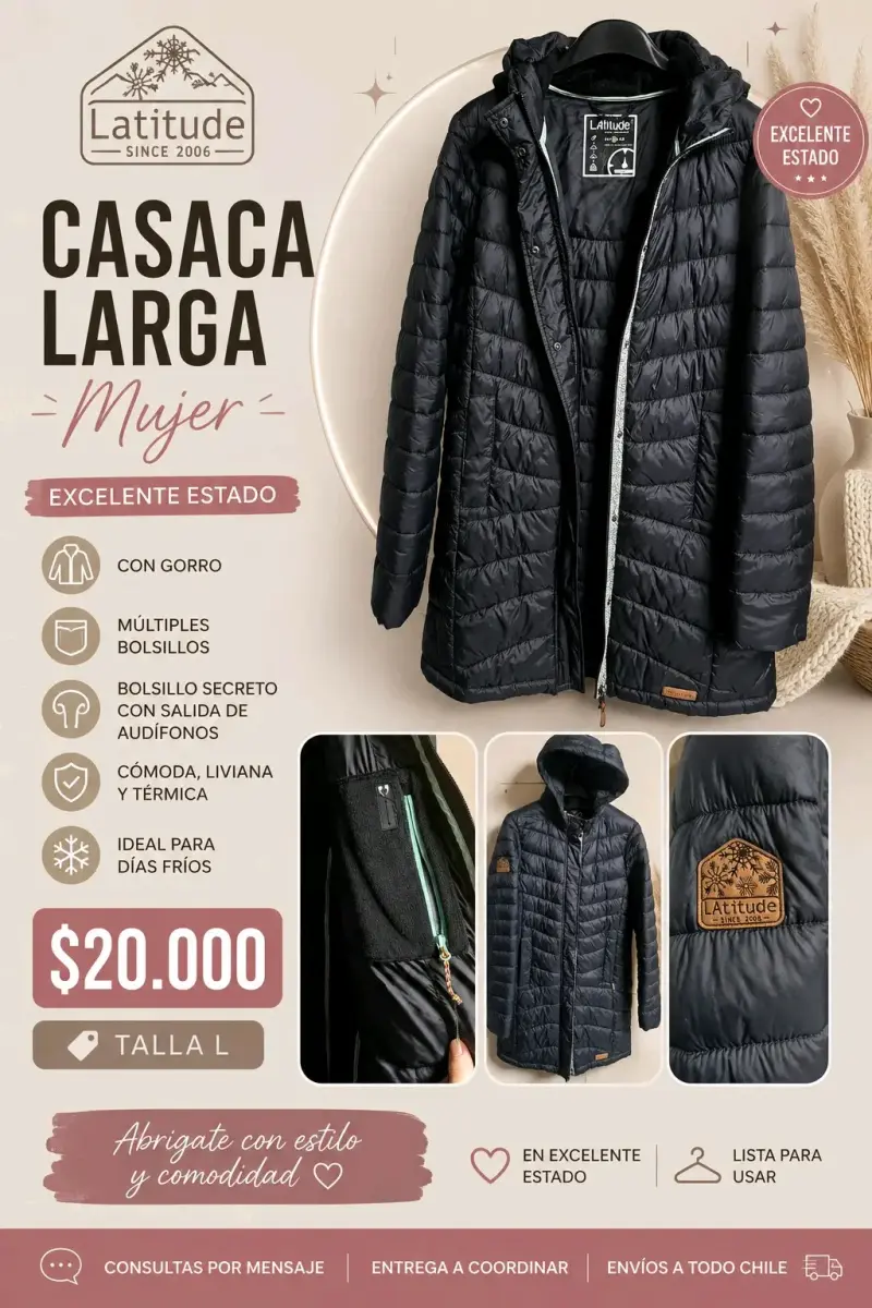 Casaca de pluma The North Face mujer talla L - 2