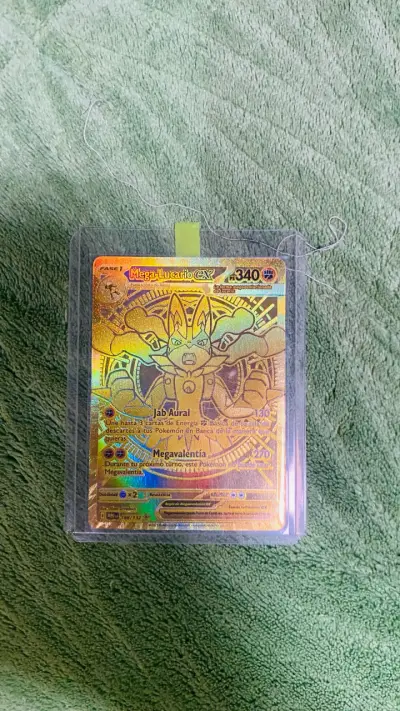 Carta Pokémon Mega Lucario EX holográfica - miniatura 1