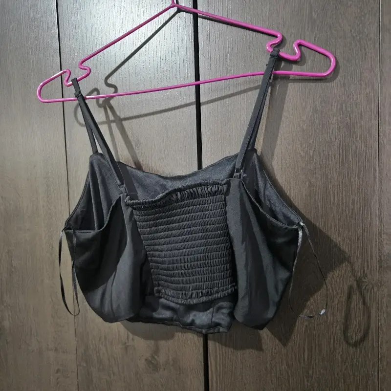 Top corset negro elegante - 2