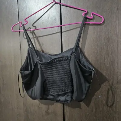 Top corset negro elegante - miniatura 2