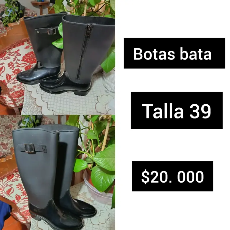 Botas de goma Bata talla 39