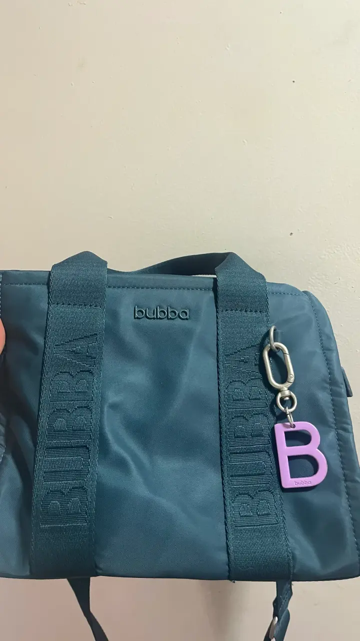 Bolso Bubba mini tote azul con colgante - 4