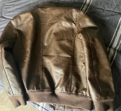 Chaqueta Levis Hombre Sherpa Collar Café talla L - miniatura 2