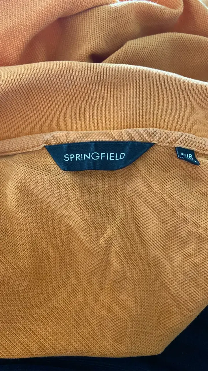 Polera naranja Springfield - 3
