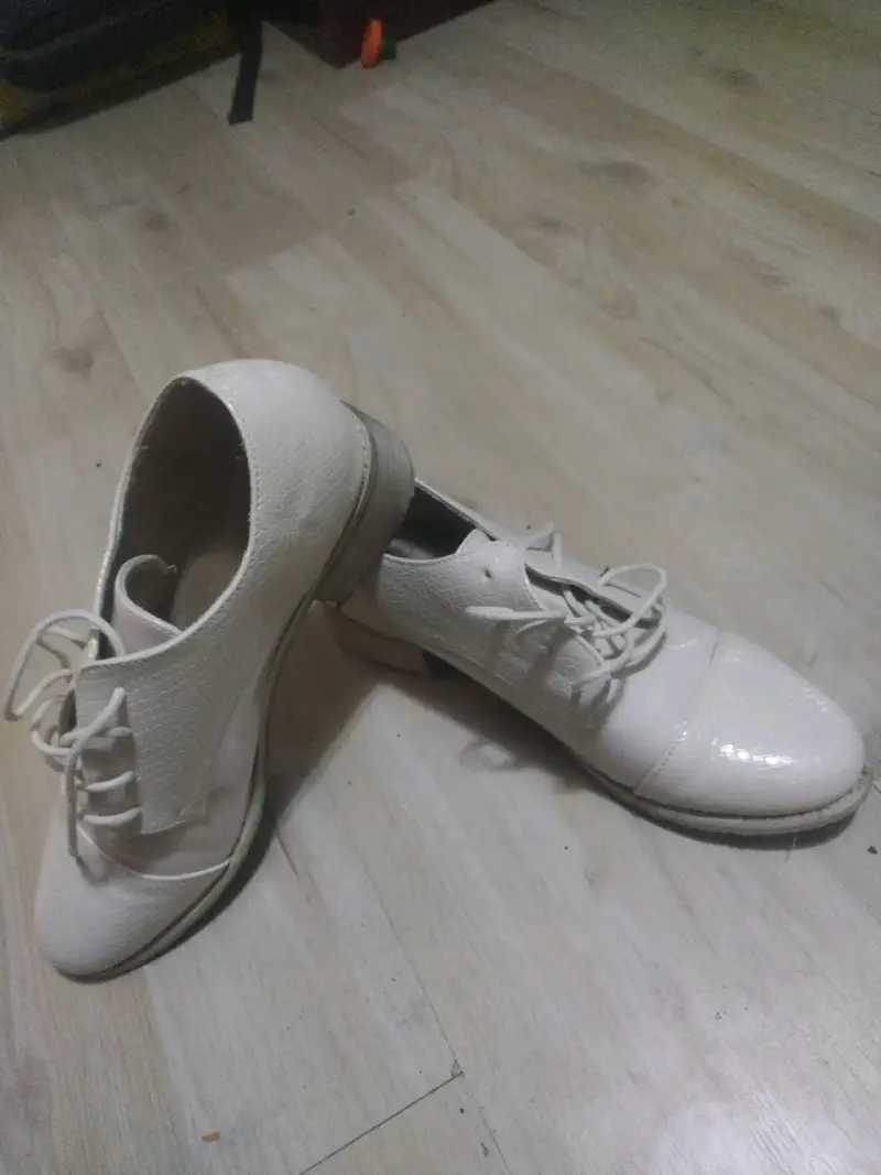 Zapatos de baile flamenco blancos - 1