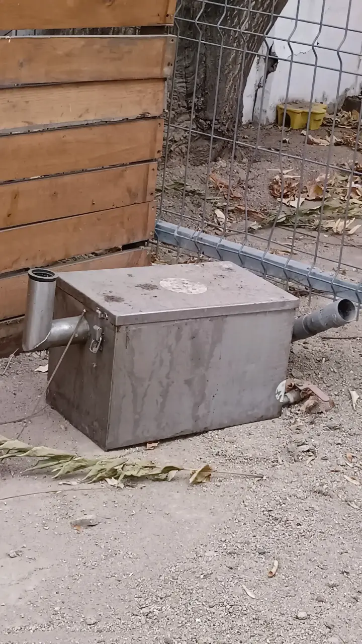 Caja de acero inoxidable para ductos